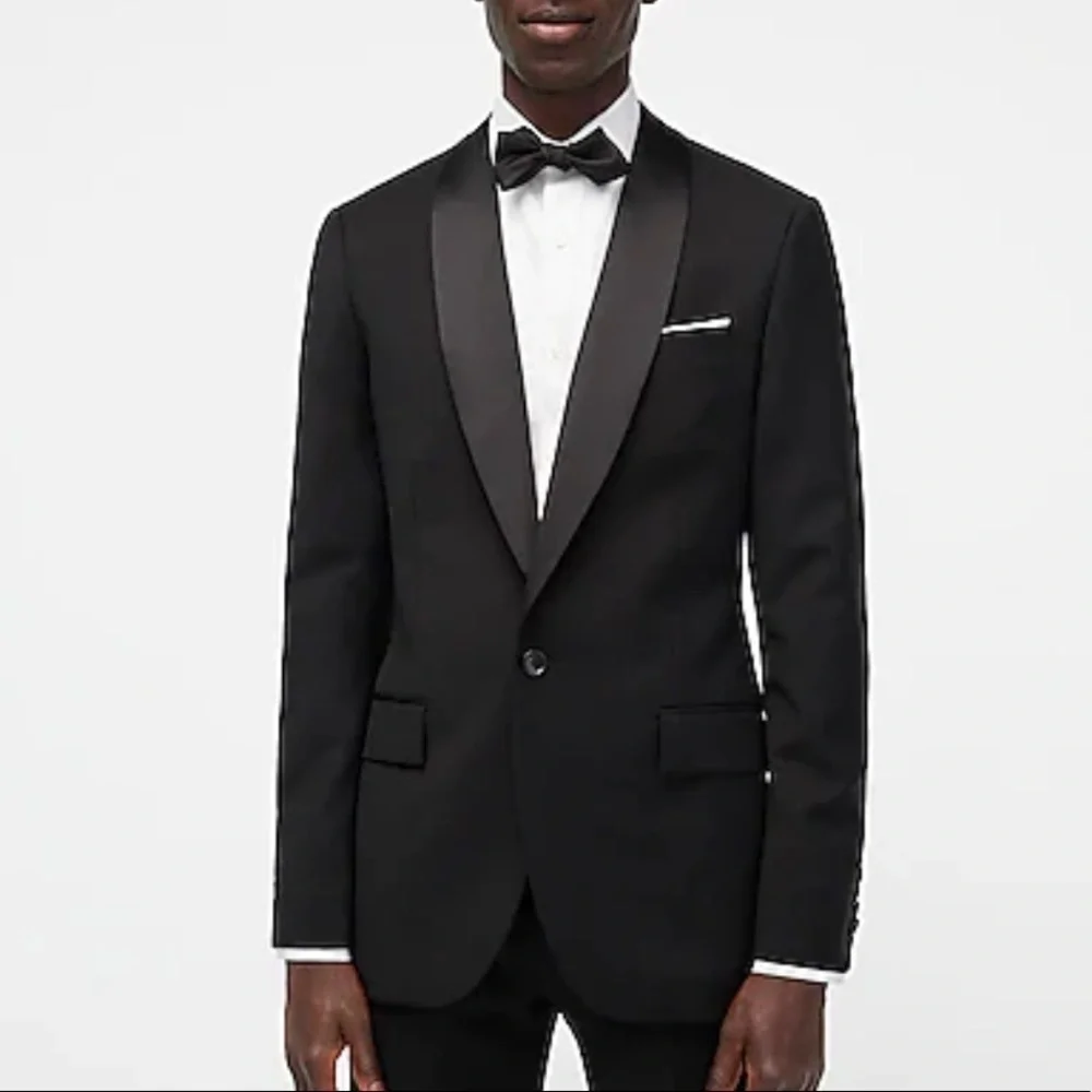 Jcrew Ludlow shawl-collar tuxedo jacket Italian 50676